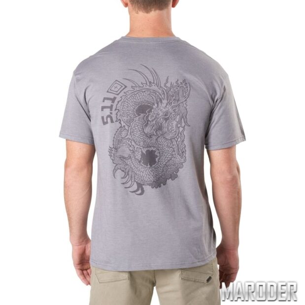 Футболка Dragon Grey Heather. 5.11 Tactical