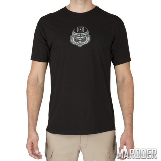 футболка 5.11 owl black 1