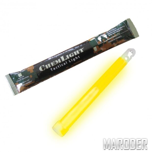 Химический фонарь Cyalume ChemLight 6'' Yellow 30 min. Military Grade Lightstick