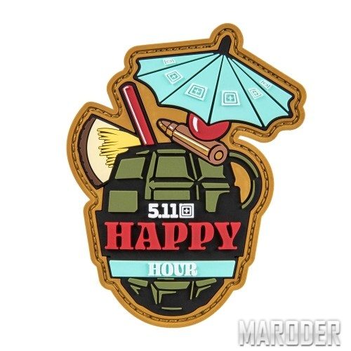 Нашивка Happy Hour Patch. 5.11 Tactical