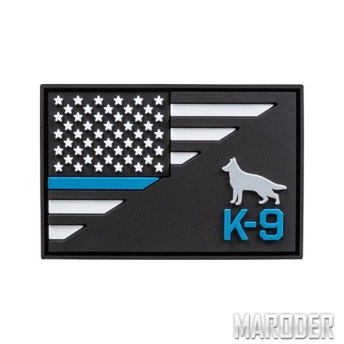 Нашивка K9 Thin Blue Line Patch. 5.11 Tactical