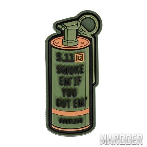 Нашивка Smoke Em Patch. 5.11 Tactical