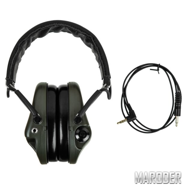 Активные наушники SORDIN Supreme Pro X green кожаное оголовье 4