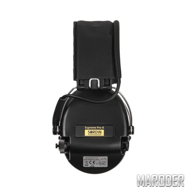 Активные наушники SORDIN Supreme Pro X black кожаное оголовье 3