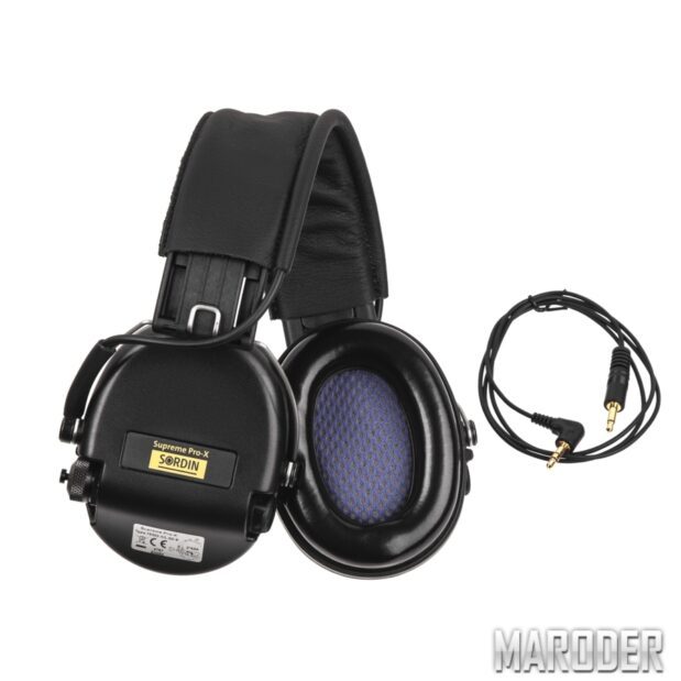 Активные наушники SORDIN Supreme Pro X black кожаное оголовье 5