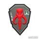 Морал патч Bounty Hunters Mandalorian Red