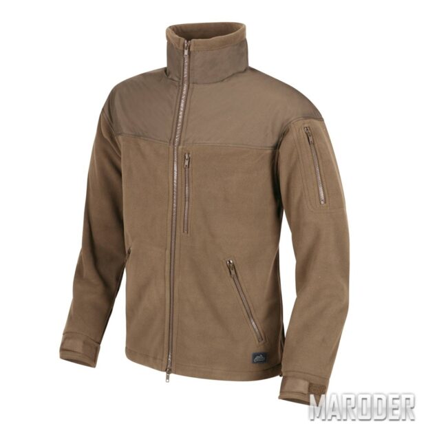 Флисовая куртка CLASSIC ARMY FLEECE Coyote. Helikon-tex