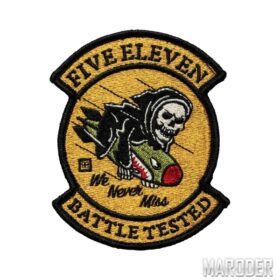 Нашивка We Never Miss Patch. 5.11 Tactical: Цена, Характеристики, Фото