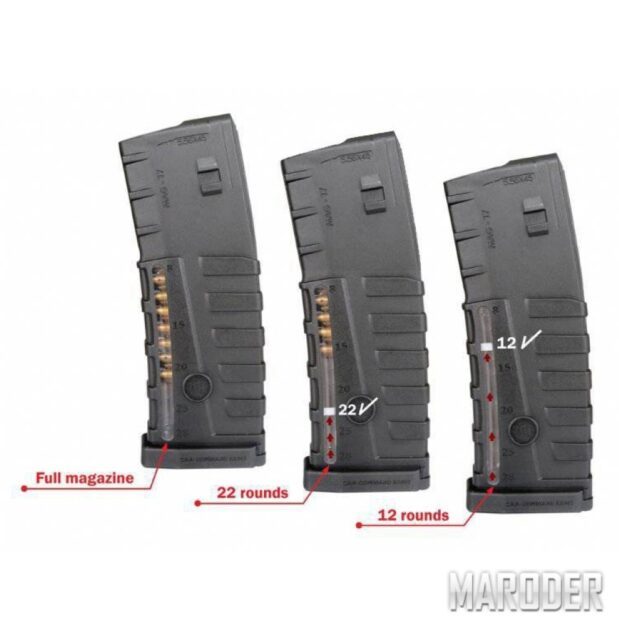 Магазин CAA MAG17 AR15 M16 .223 Rem 5.56х45 с окном купить украина