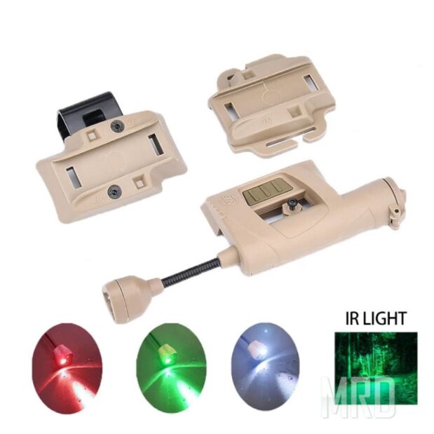 Тактический фонарик на шлем Light Tec Charge Pro Mpls Helmet Flashlight 3 света
