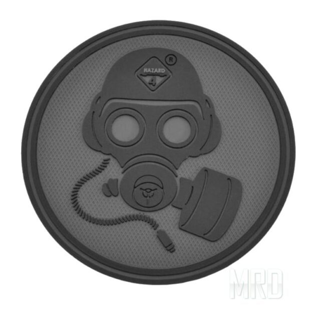 Морал патч Gas Mask Patch grey. Hazard 4