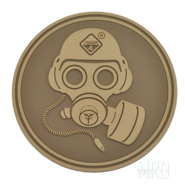 Морал патч Gas Mask Patch coyote. Hazard 4