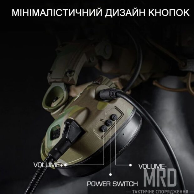 Активные военные наушники с микрофоном OPP mod GEN 6 обзор 3