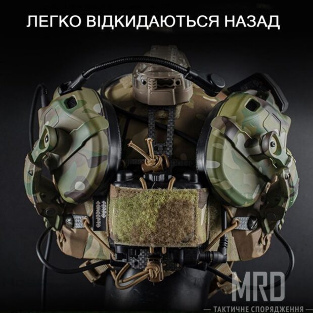 Активные военные наушники с микрофоном OPP mod GEN 6 обзор 6