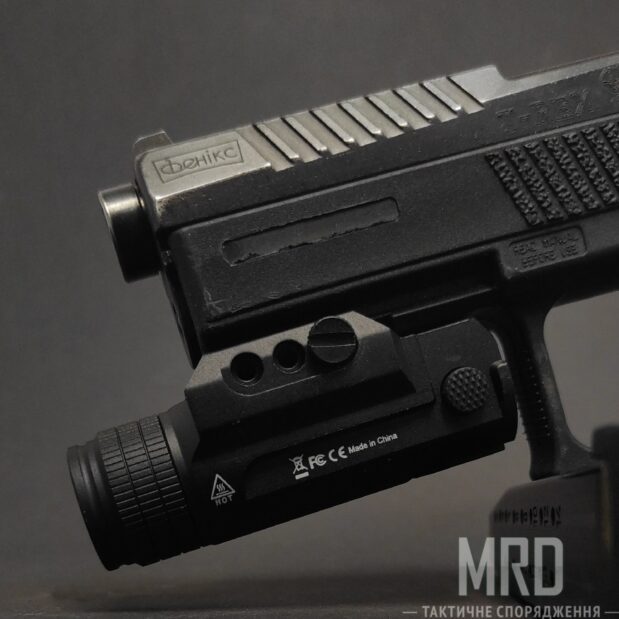 Фонарь подствольный CRONHAWK Rechargeable Pistol Light Black
