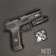 Фонарь подствольный CRONHAWK Rechargeable Pistol Light Black: Фото №9
