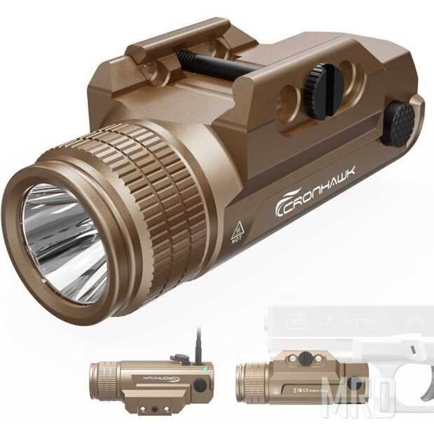 Фонарь подствольный CRONHAWK Rechargeable Pistol Light TAN