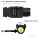 Фонарь подствольный CRONHAWK Rechargeable Pistol Light Black: Фото №6