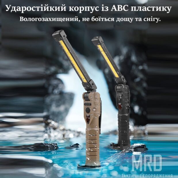 Туристический фонарь на аккумуляторе EDC тест