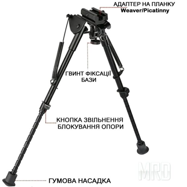 сошки для карабина телескопические откидные обзор 4