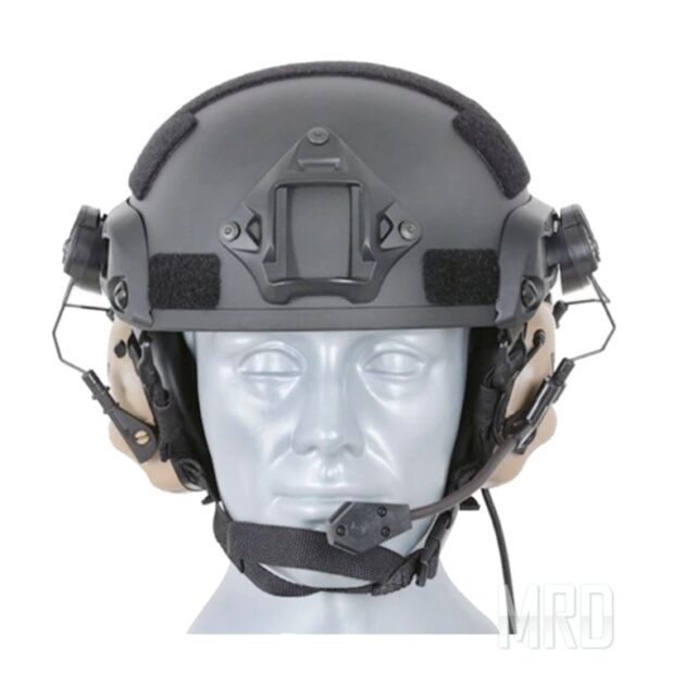 Активные наушники с микрофоном на шлем Earmor M32H Coyote оригинал