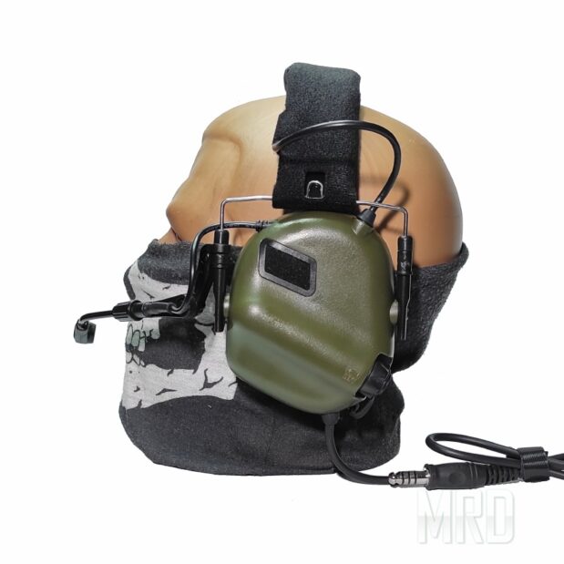 Активные военные наушники гарнитура Earmor M32 Olive придбати