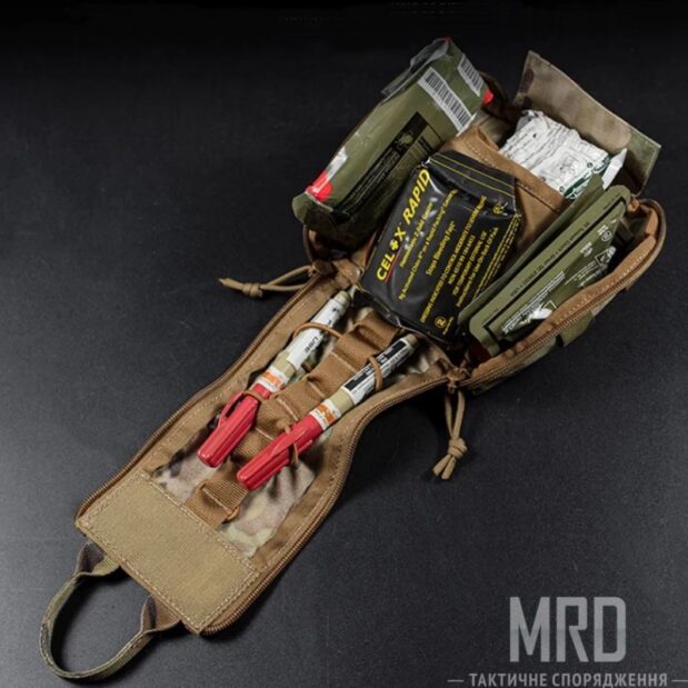 аптечка индивидуальная Quick Response First Aid Pack A Multicam