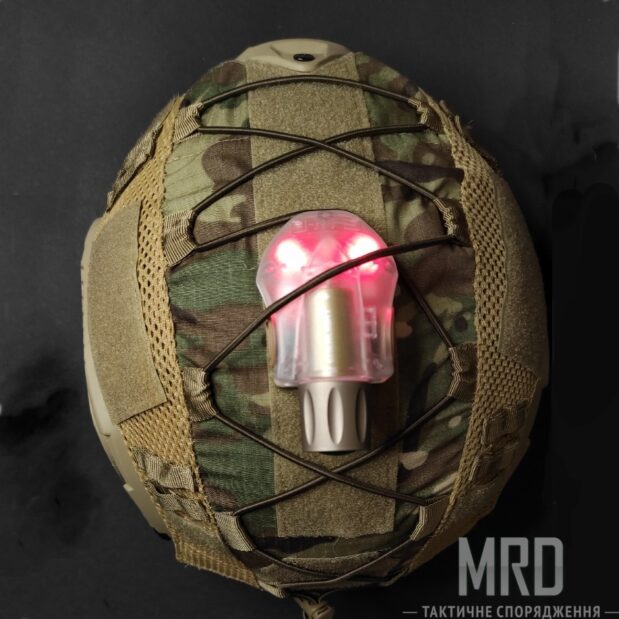 Маячок на шлем Manta Strobe. Красный — Инфракрасный обзор 3