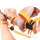 Пластиковые наручники стяжки Double Cuff Yellow: Фото №4