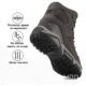 Трекинговые ботинки NORTIV 8 Mid Trekking. Coyote Brown: Фото №2