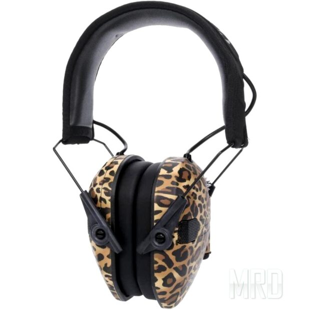 Активные наушники для стрельбы Walkers Razor Slim Leopard Print