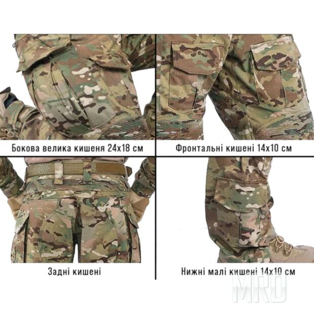 Военные штаны с наколенниками idogear g3 multicam отзывы 7