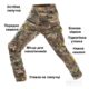 Брюки тактические Raptor G3 Multicam: Фото №2