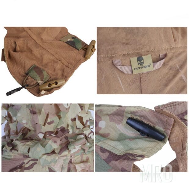 Маскировочная накидка Emerson Tactical Lightweight Assault Ghillie обзор