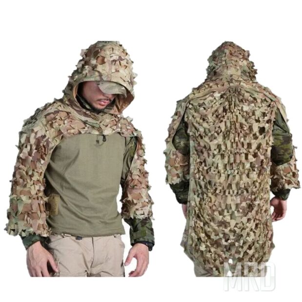 Маскировочная накидка гилли Emerson Tactical Lightweight Assault Ghillie multicam