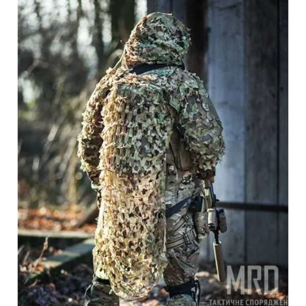 Маскировочная накидка гилли Emerson Tactical Lightweight Assault Ghillie снайперская