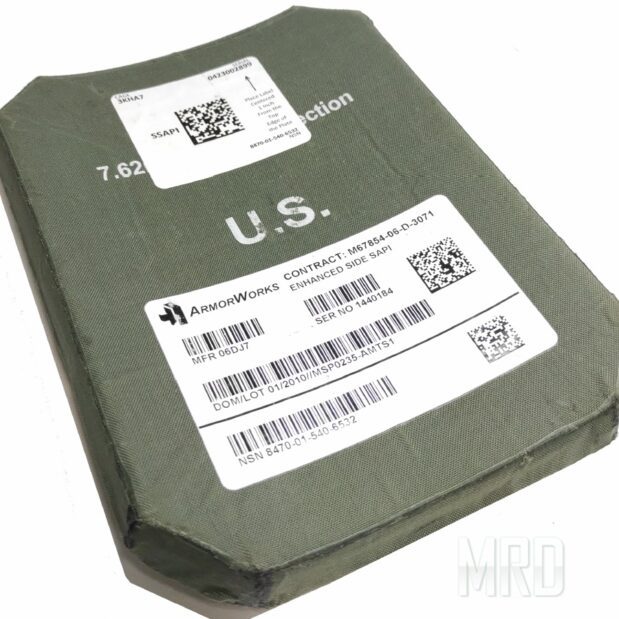 Боковые бронепластины ESBI Medium. Класс 6 ДСТУ (класс IV США stand alone 7.62 APM2)