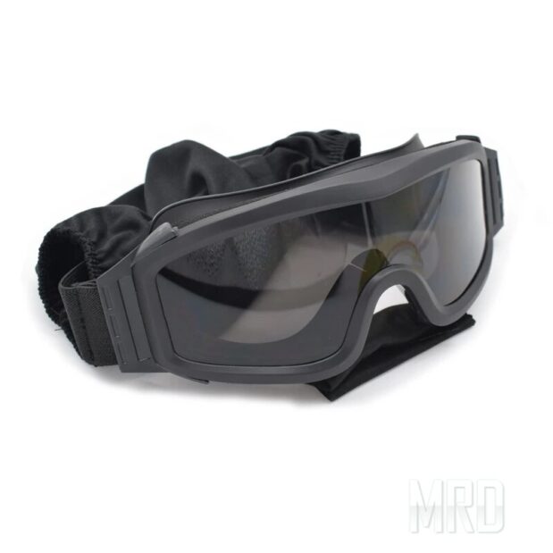 Баллистическая защитная маска Ruin Hawk Black. 3 стекла