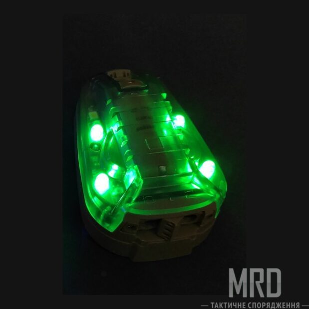 Маячок на шлем Hel-Star 6 Replica Зеленый — Инфракрасный