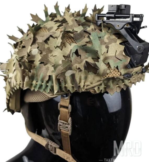 Кавер на шлем листья клена LaserCut. MultiCam