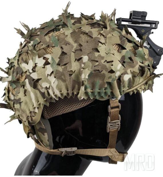Кавер на шлем листья клена LaserCut. MultiCam