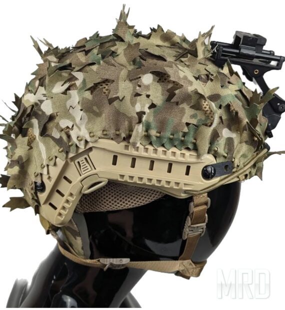 Кавер на шлем листья клена LaserCut. MultiCam