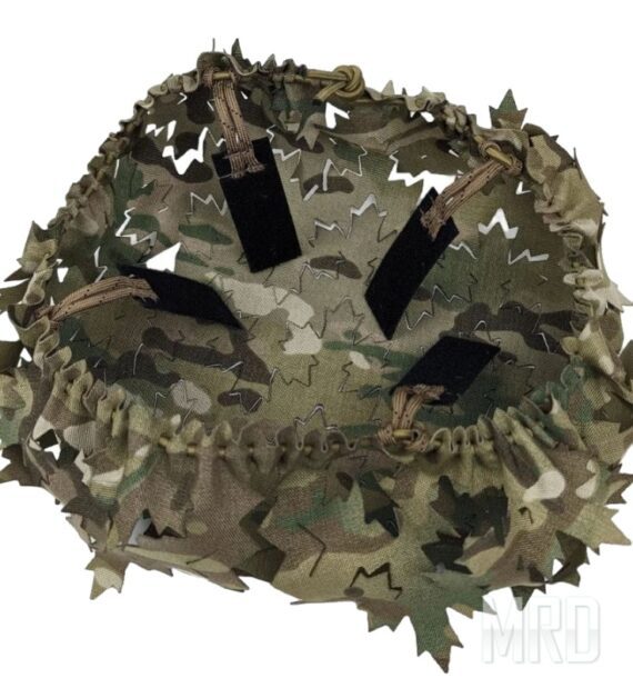 Кавер на шлем листья клена LaserCut. MultiCam
