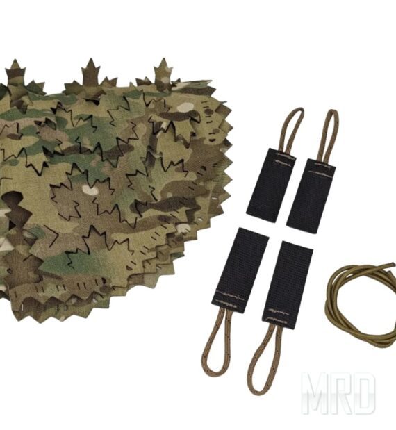 Кавер на шлем листья клена LaserCut. MultiCam