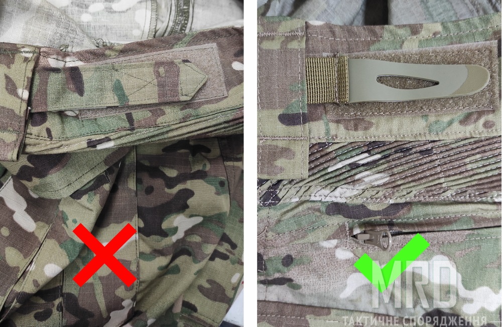 Как отличить подделку брюк IDOGEAR G3 оригинала?