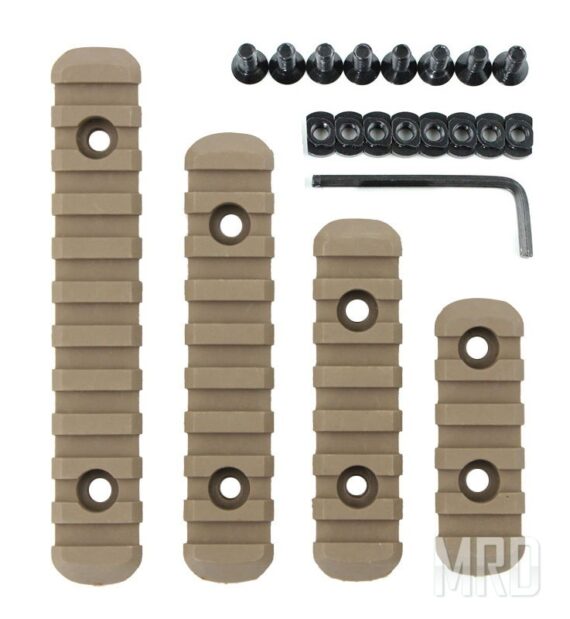 Комплект планок Picatinny Tan M-Lok