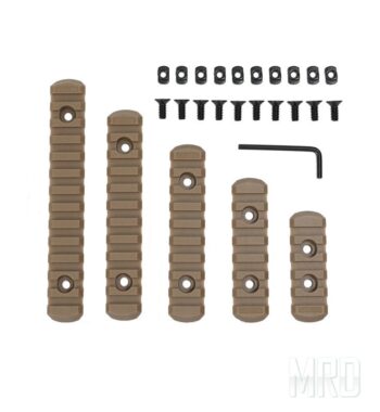 Комплект планок Picatinny 5шт Tan M-Lok. DreadHorn: Цена, Характеристики, Фото