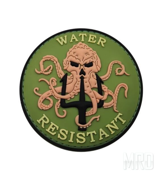 Морал патч Water Resistant Green