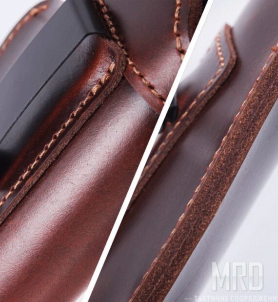 Кобура внутрибрючная IWB leather Brown для Glock / Форт