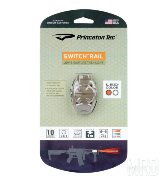 Фонарь Princeton Tec Switch Rail Красный-Белый